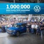 The One-Millionth Volkswagen Atlas Assembled, Pictured With A Fraction Of The 4,000 Workers Who Made This Atlas Possible