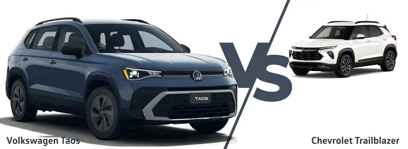 2026 Volkswagen Taos vs Chevrolet Trailblazer