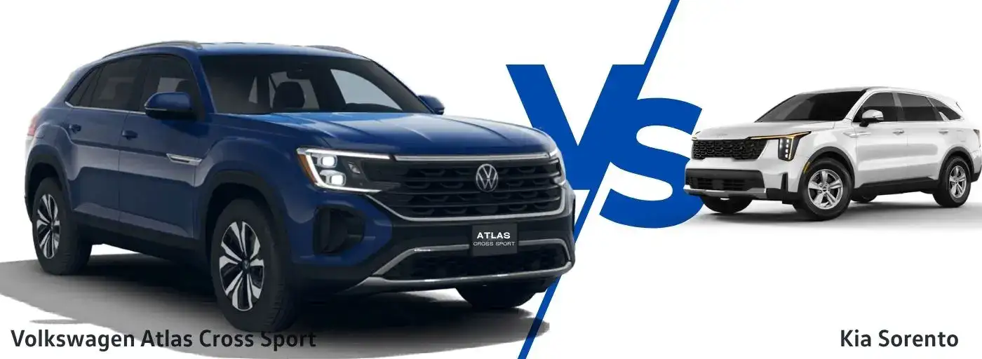2026 Volkswagen Atlas Cross Sport vs Kia Sorento