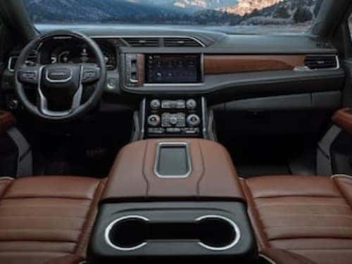 2024 GMC Yukon view of front seats and dash