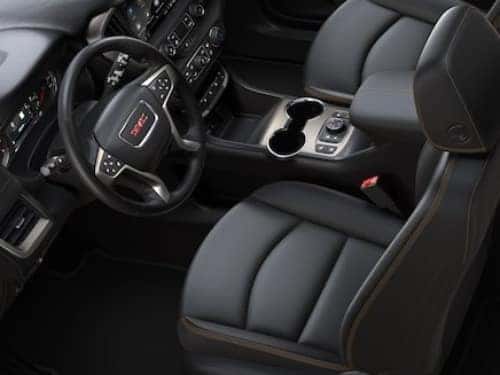 2024 GMC Terrain AT4 overhead view of front driver seating area