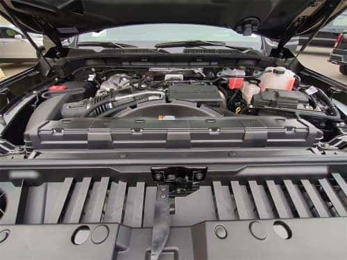 2025 GMC Sierra HD view of engine