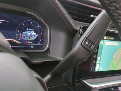 2025 GMC Sierra HD view driver's dash