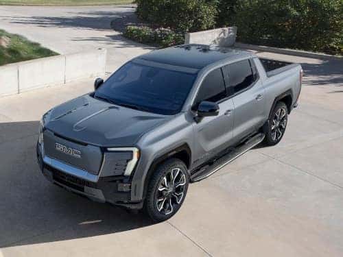 2025 GMC Sierra EV Denali overhead exterior view