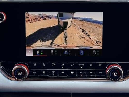 2025 GMC Canyon rear camera view