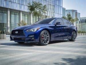 INFINITI Q50 Blue Tire View