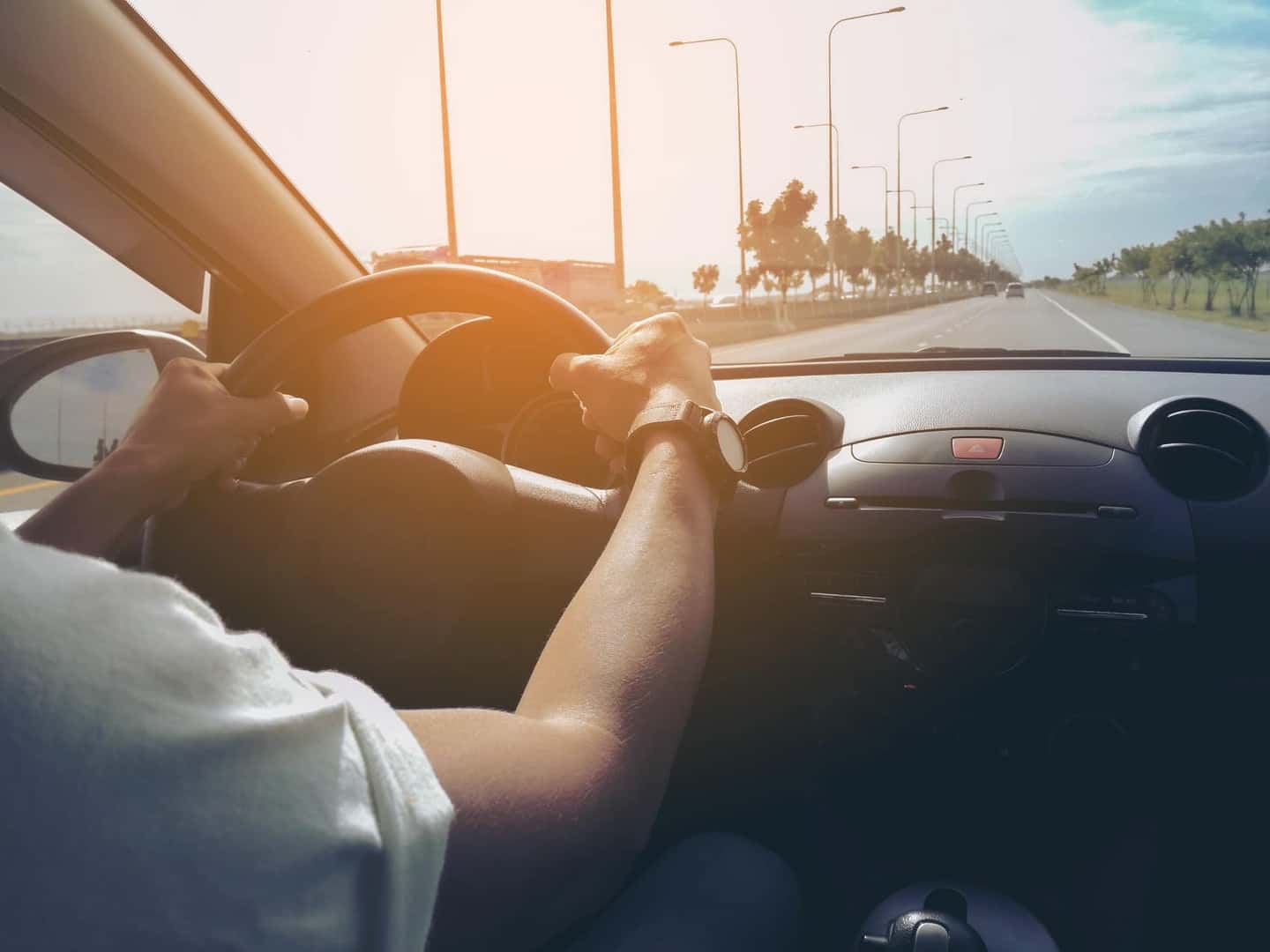 Male,Driver,Hands,Holding,Steering,Wheel