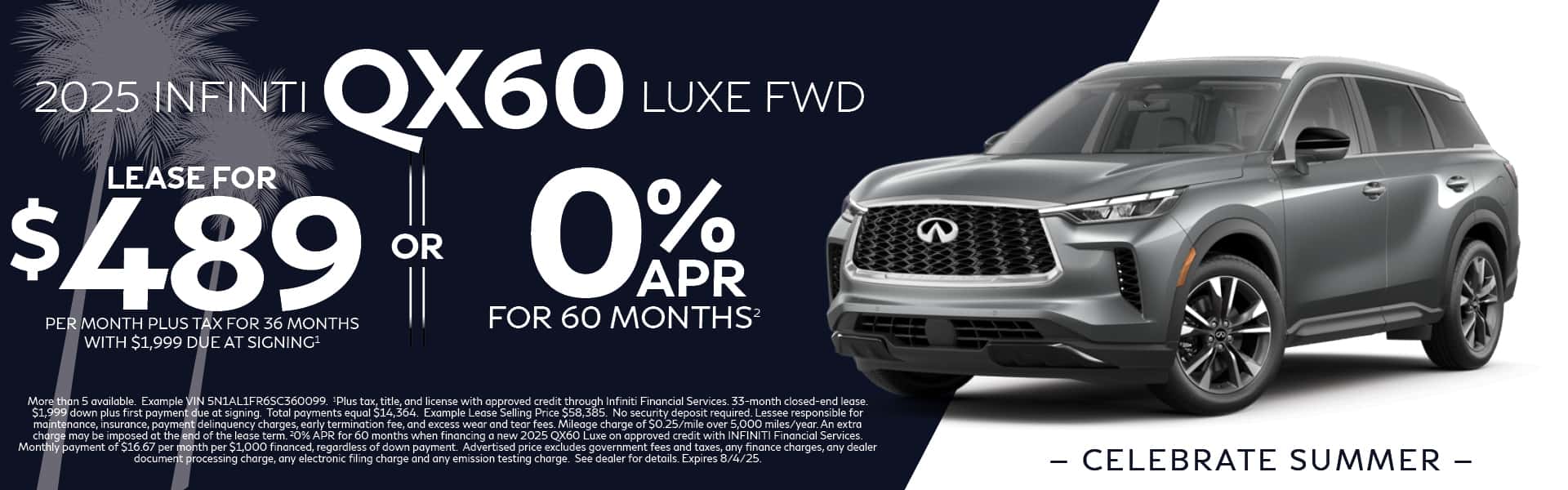 QX60 Offer