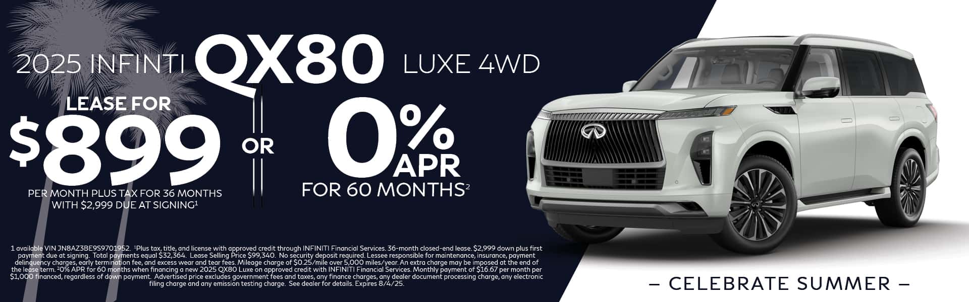 QX80 Offer
