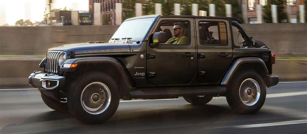 Black Jeep Wrangler