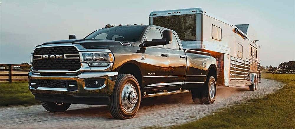 Ram 3500 Pulling Trailer