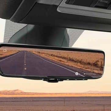Rear view mirror screen