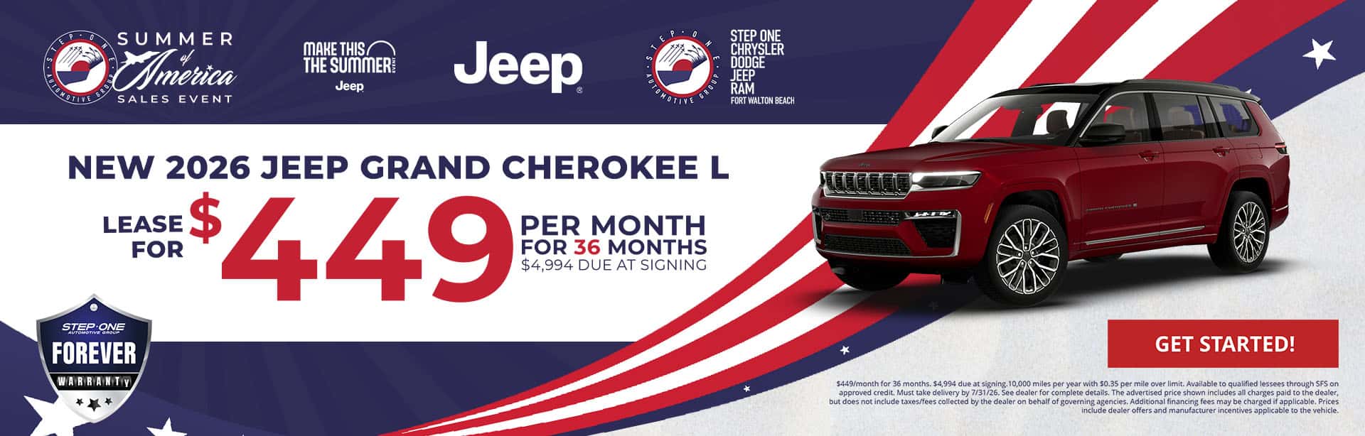 2026 Jeep Cherokee Laredo - Lease offer