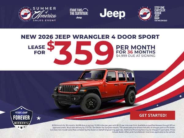 2026 Jeep Wrangler 4 Door Sport