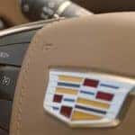 Cadillac Steering Wheel Closeup