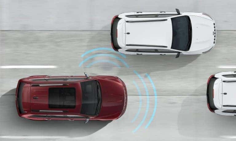 2019 Jeep Grand Cherokee lane and crash sensing