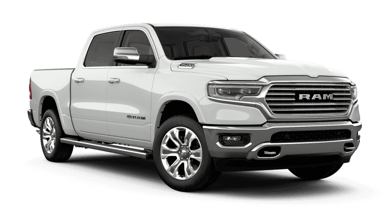 2019 Ram 1500 Laramie Long Horn - white