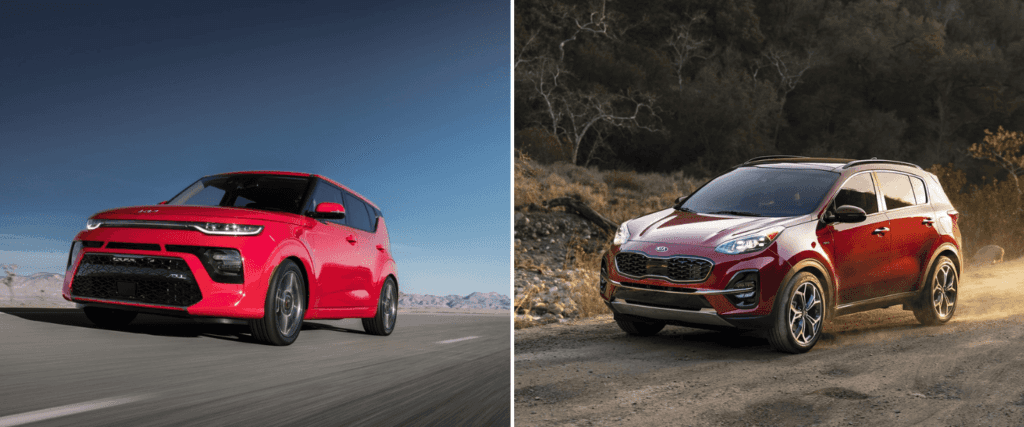 Compare Size Of Soul To Sportage