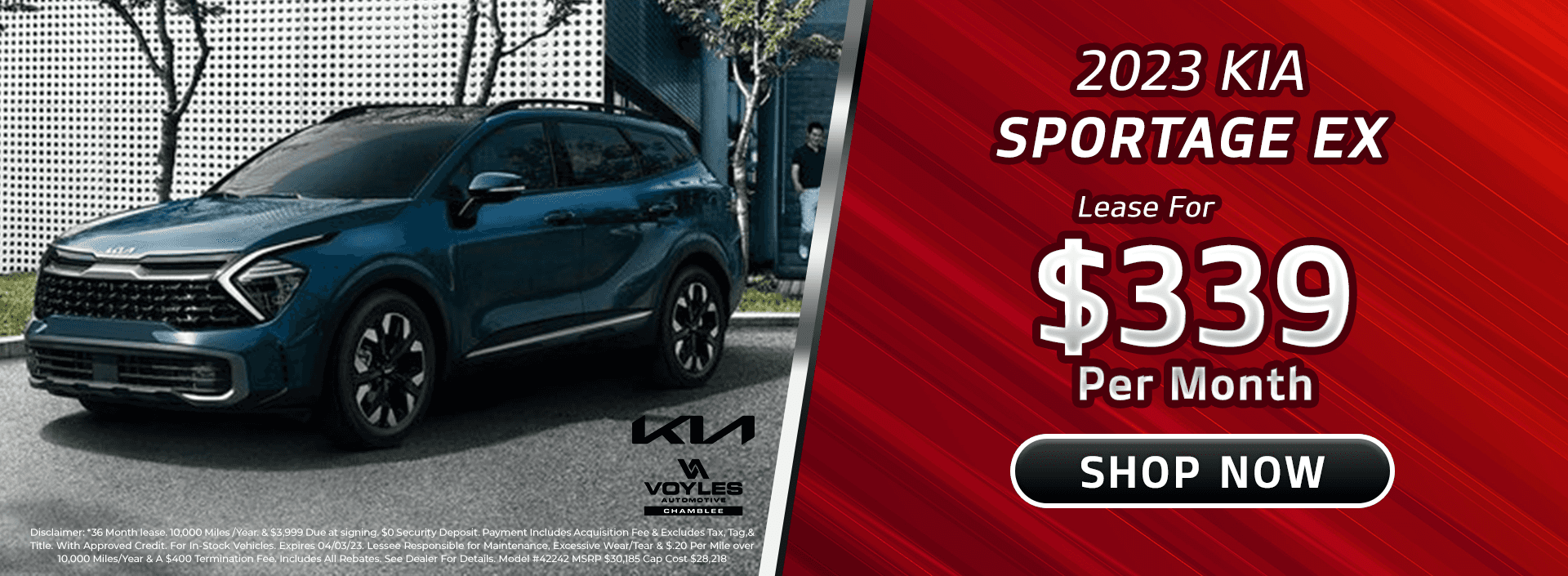 2023 Kia Sportage EX Lease Offer