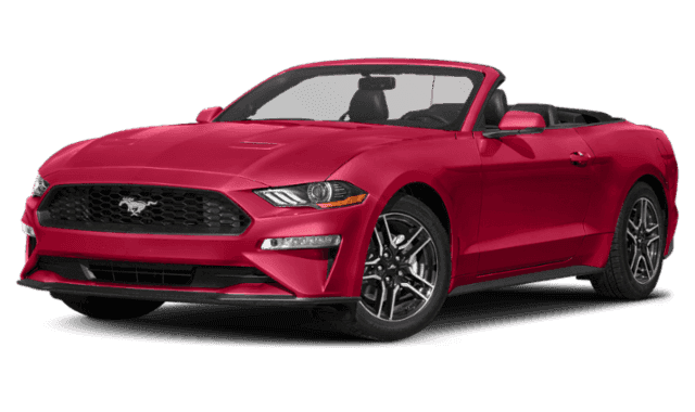 2020 Red Ford Mustang
