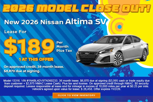 October Altima Special