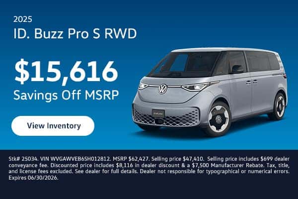 Volkswagen 2025 ID Buzz Pro S RWD