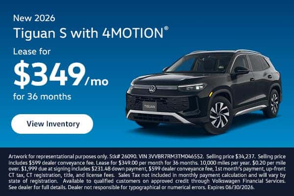Volkswagen 2026 Tiguan S with 4MOTION