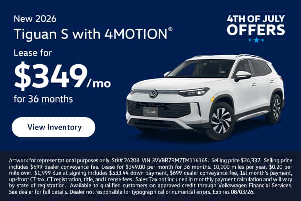 Volkswagen 2026 Tiguan S with 4MOTION