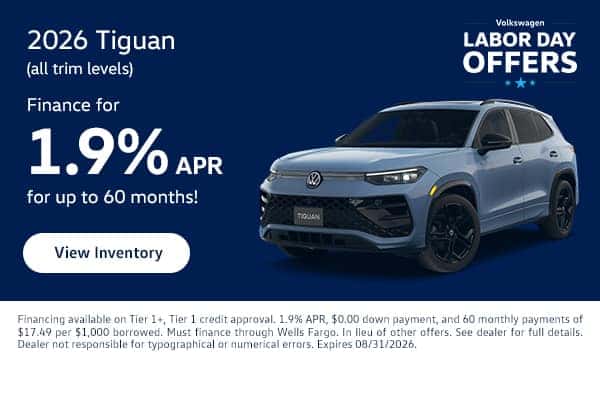 Volkswagen 2026 Tiguan all trim levels