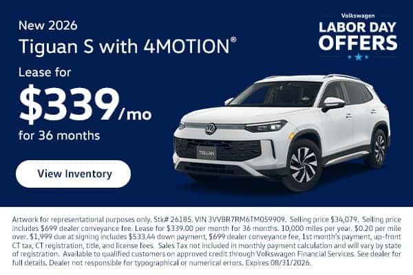 Volkswagen 2026 Tiguan S with 4MOTION