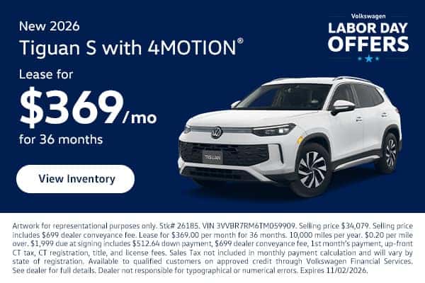 Volkswagen 2026 Tiguan S with 4MOTION
