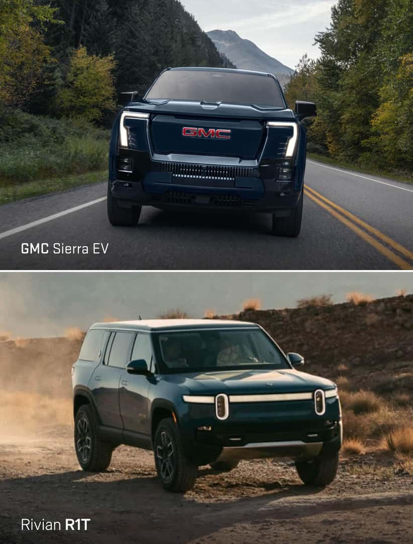 2026 Gmc Sierra Ev Vs Rivian R1t Electric Truck Comparison