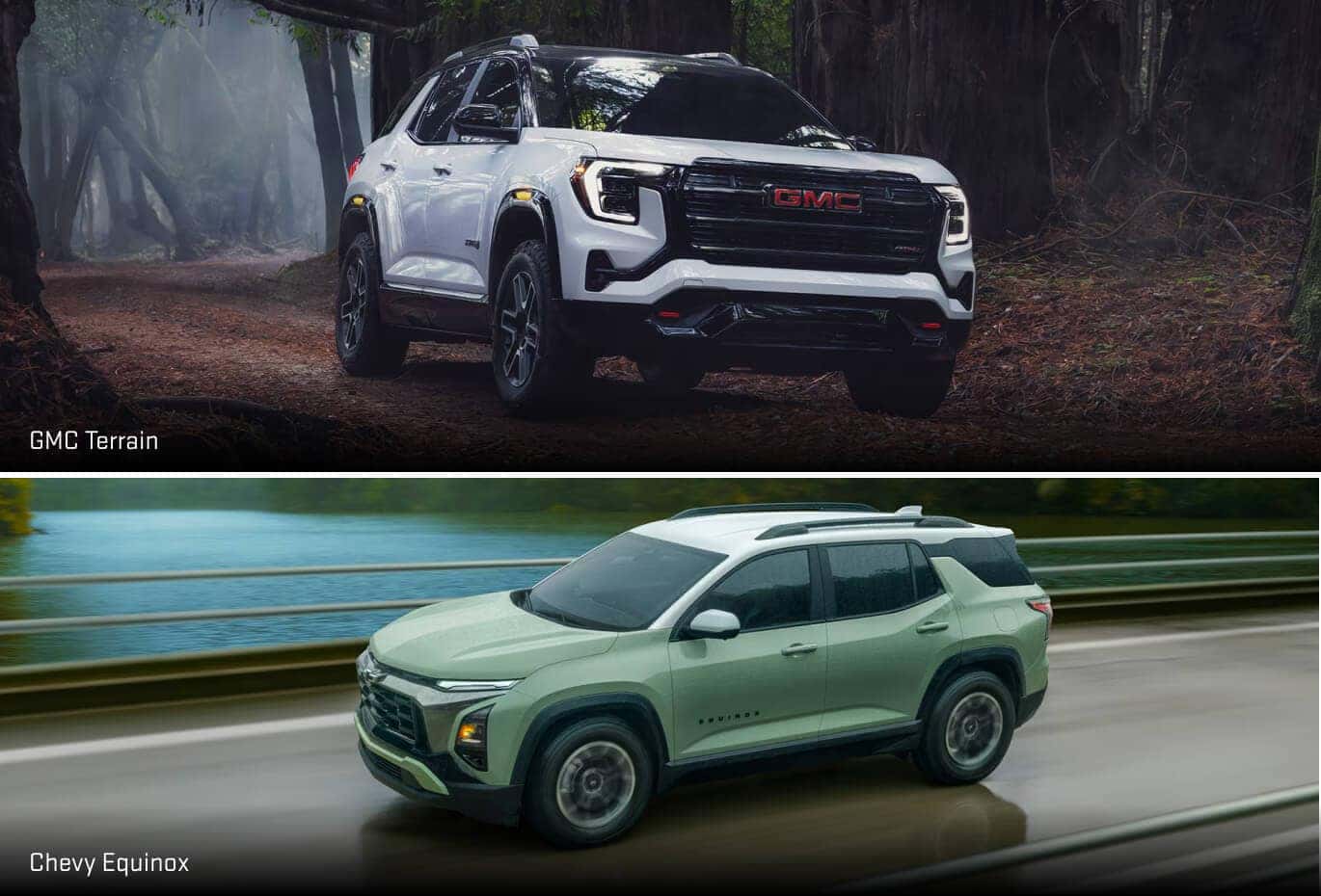 2026 GMC Terrain vs. Chevy Equinox