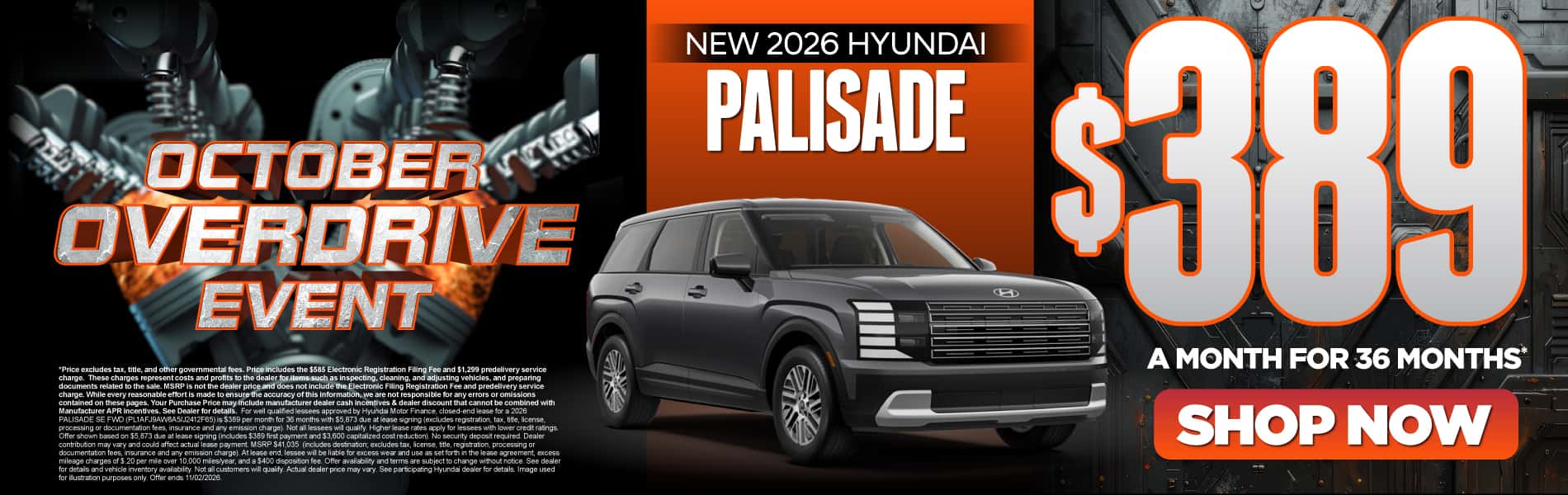 New 2026 Hyundai Palisade