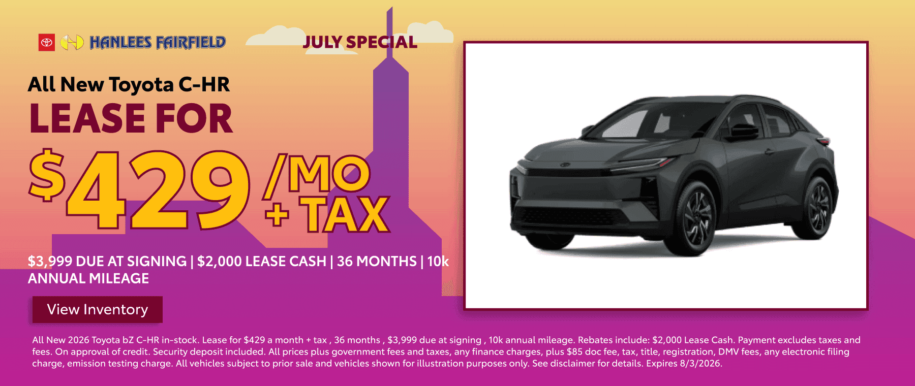 All New Toyota C-HR Special