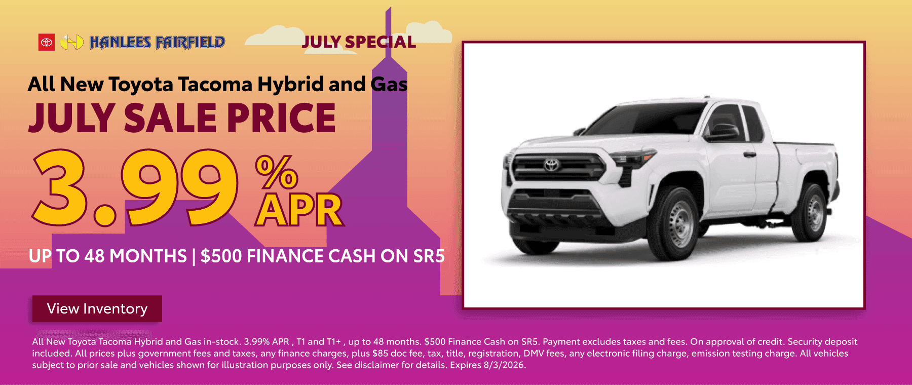 All New Toyota Tacoma Hybrid and Gas Special
