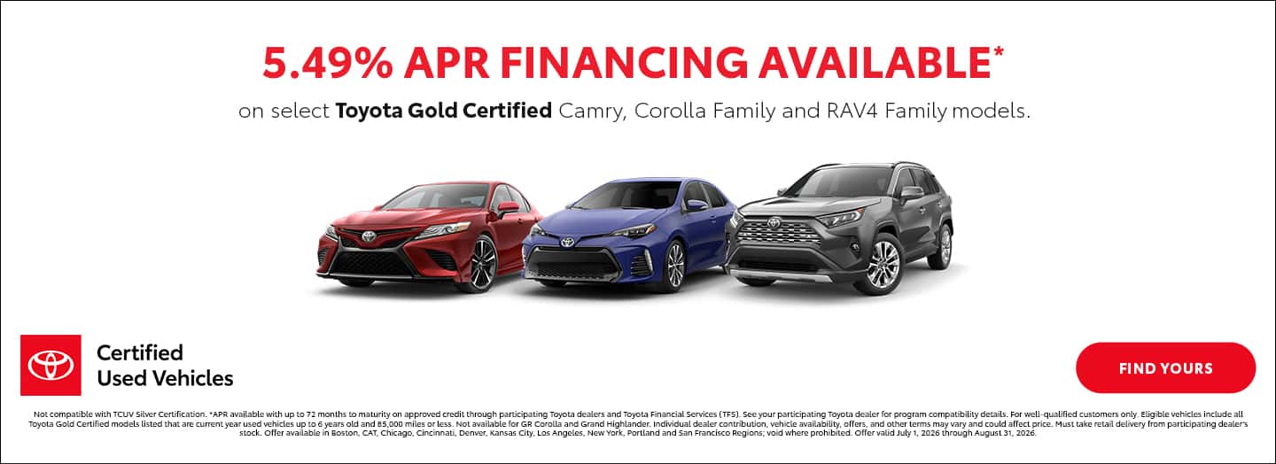 5.49% APR FINANCING AVAILABLE