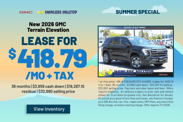 New 2026 GMC Terrain Elevation