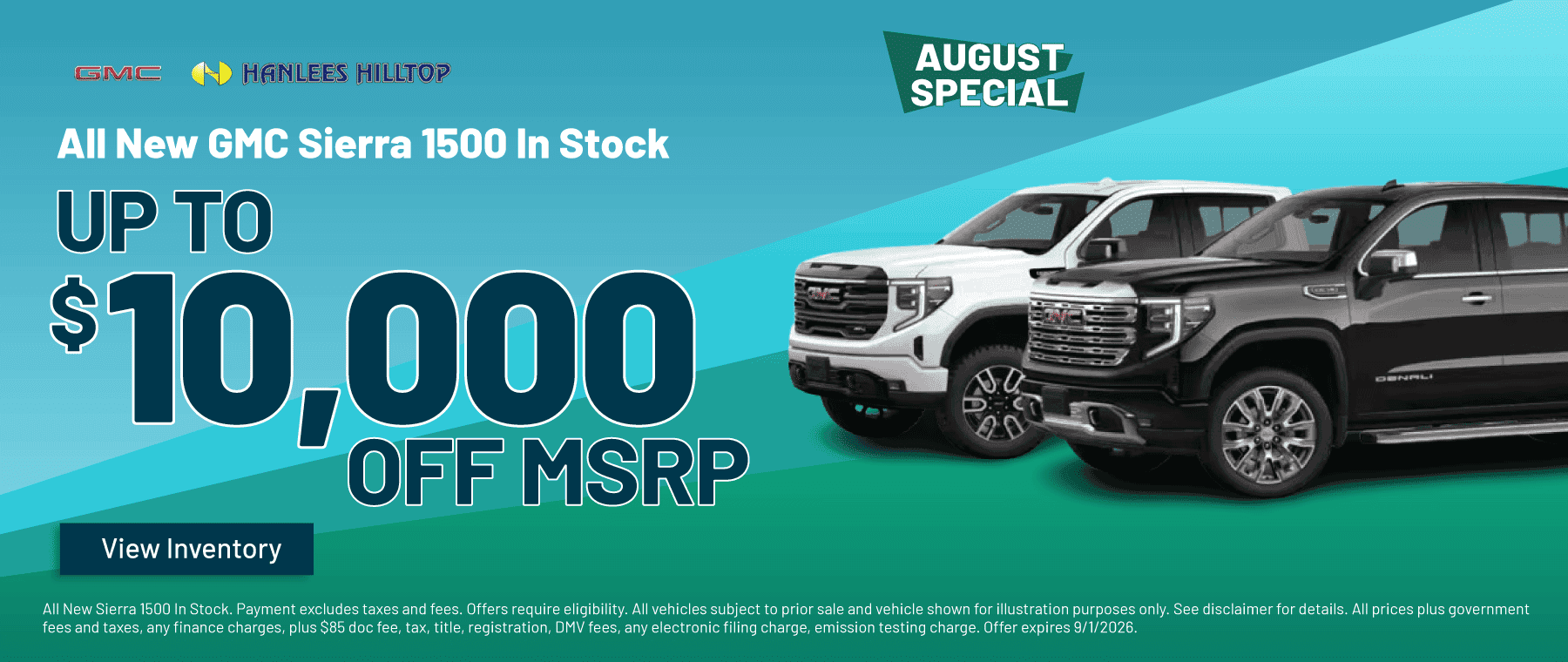 All Sierra 1500 In Stock