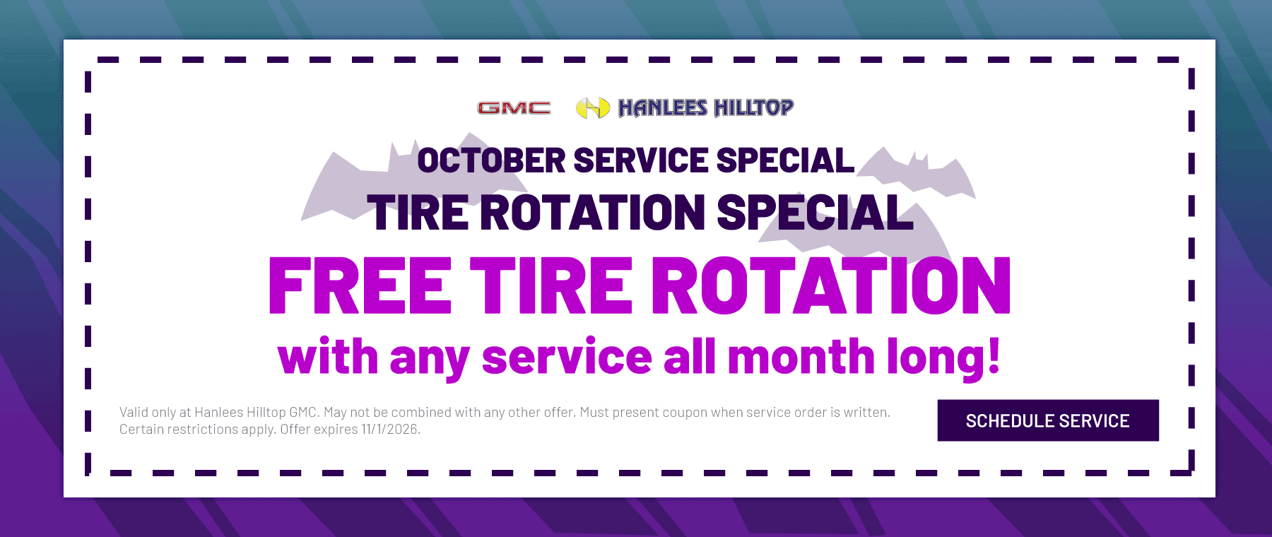 Tire Rotation Special