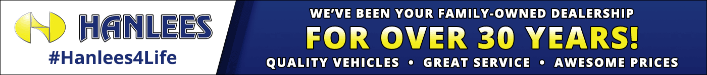 Hanlees Cars com VRP desktop banner