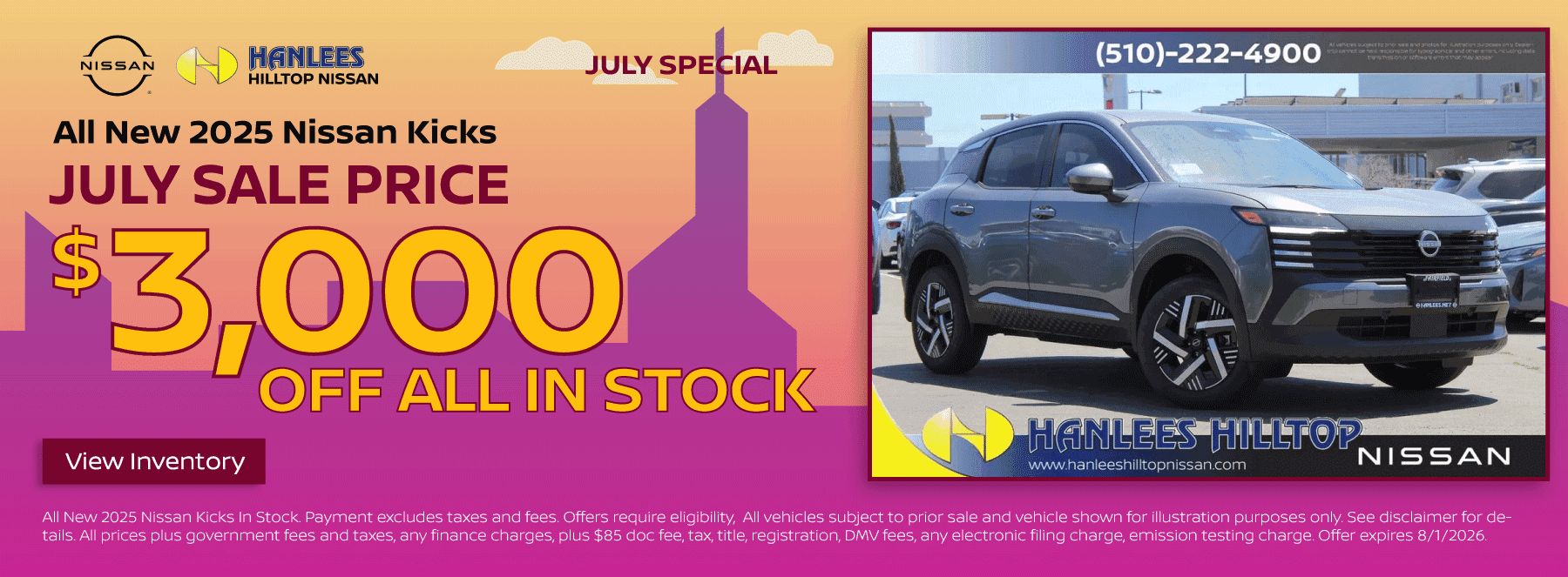 All New 2025 Nissan Kicks Special