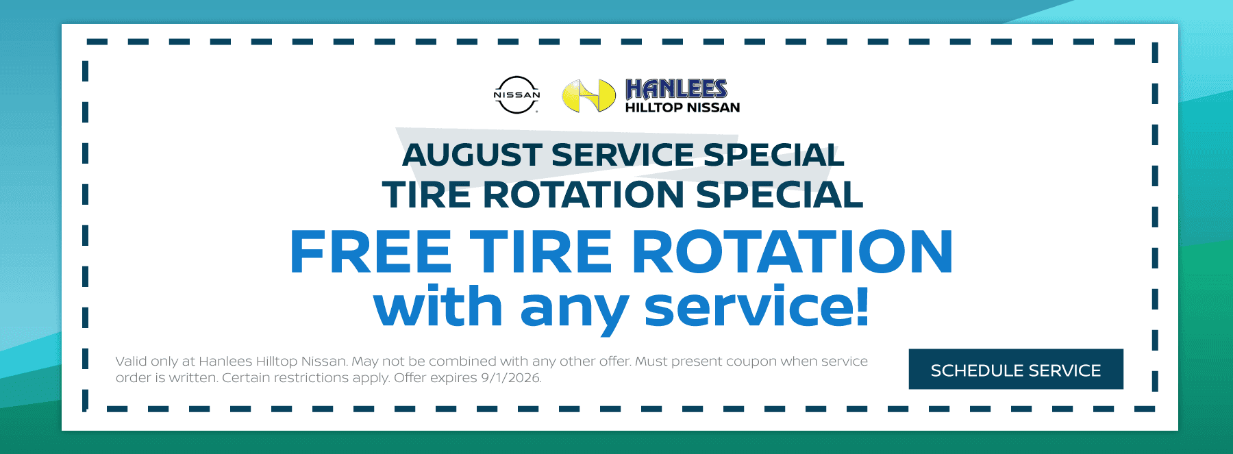 Tire Rotation Special