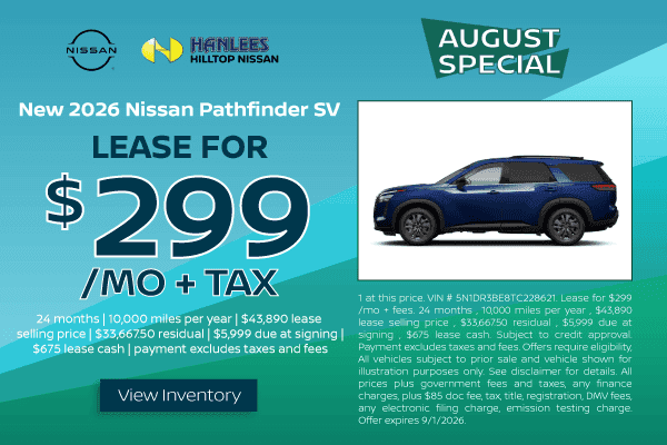 New 2026 Nissan Pathfinder SV