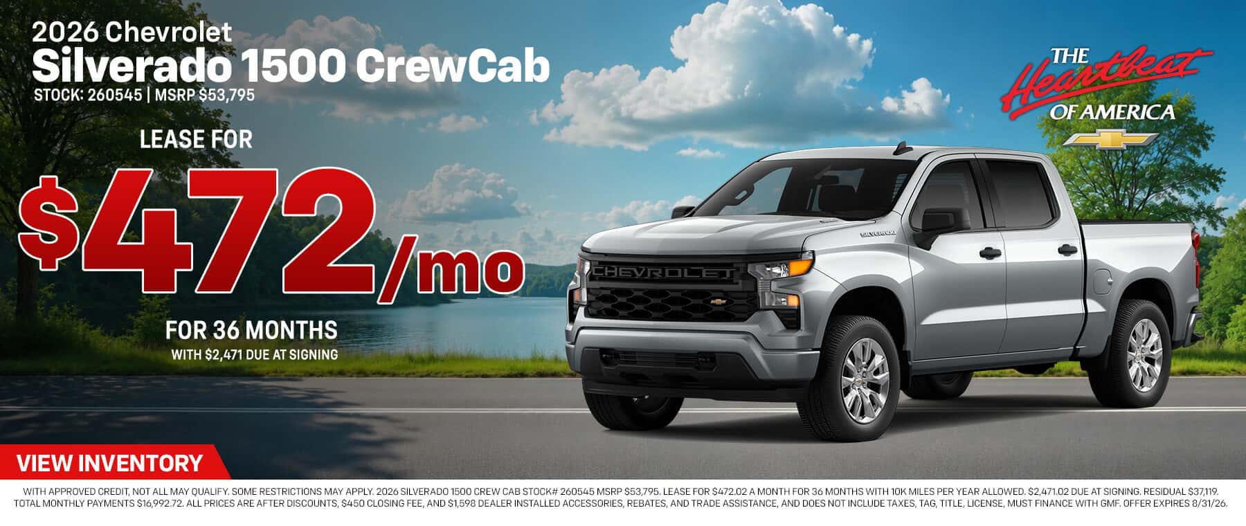 2026 Chevrolet Silverado 1500 CrewCab