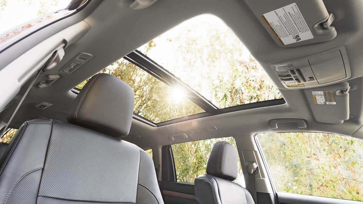 2017 Toyota Highlander Limited black interior with availale Platinum Package