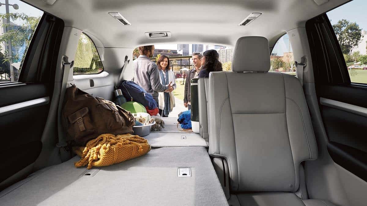 2017 Toyota Highlander XLE interior ash color