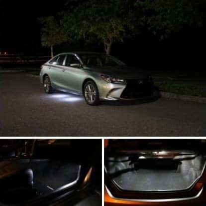 2017 Toyota Highlander 2-in-1 LED Projector Fog Lights with LED Daytime Running Lights