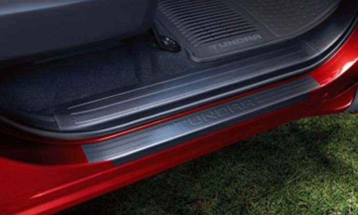 2020 Toyota Tundra 4X2 Door Sill Protectors - Black - Front and Rear - Platinum
