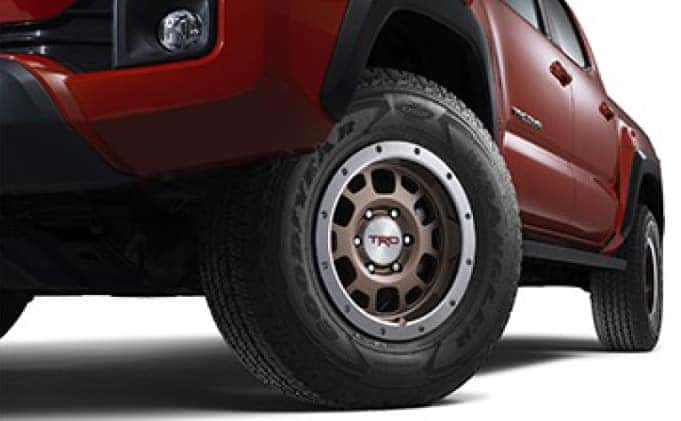 2020 Toyota Tacoma 4X2 TRD 16-in. Off-Road Beadlock-Style Alloy Wheels - Bronze (Tires not included)